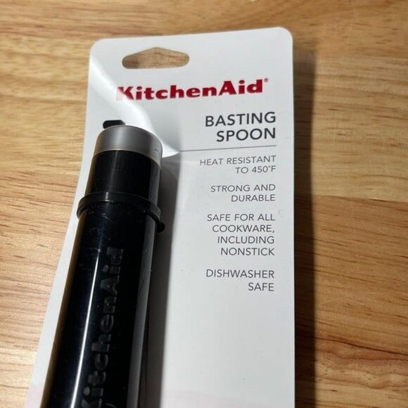 KitchenAid Basting Spoon Heat Resistant To 450°F Safe For All Cookware Including - Picture 2 of 3